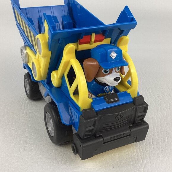 Paw Patrol Rubble & Crew Wheeler Action Figure Construction Dump Truck Vehicle - Picture 7 of 8